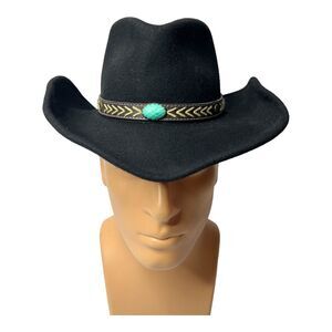 Conner Handmade Australia Outback Creek Wool Hat Stash Pocket Waterproof Black S